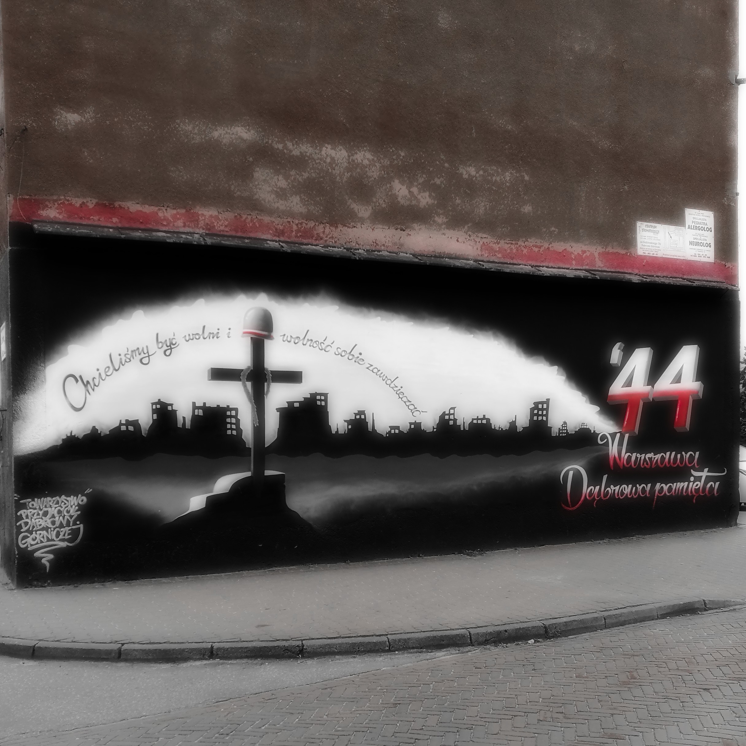 in remembrance of the Warsaw Uprising in 1944