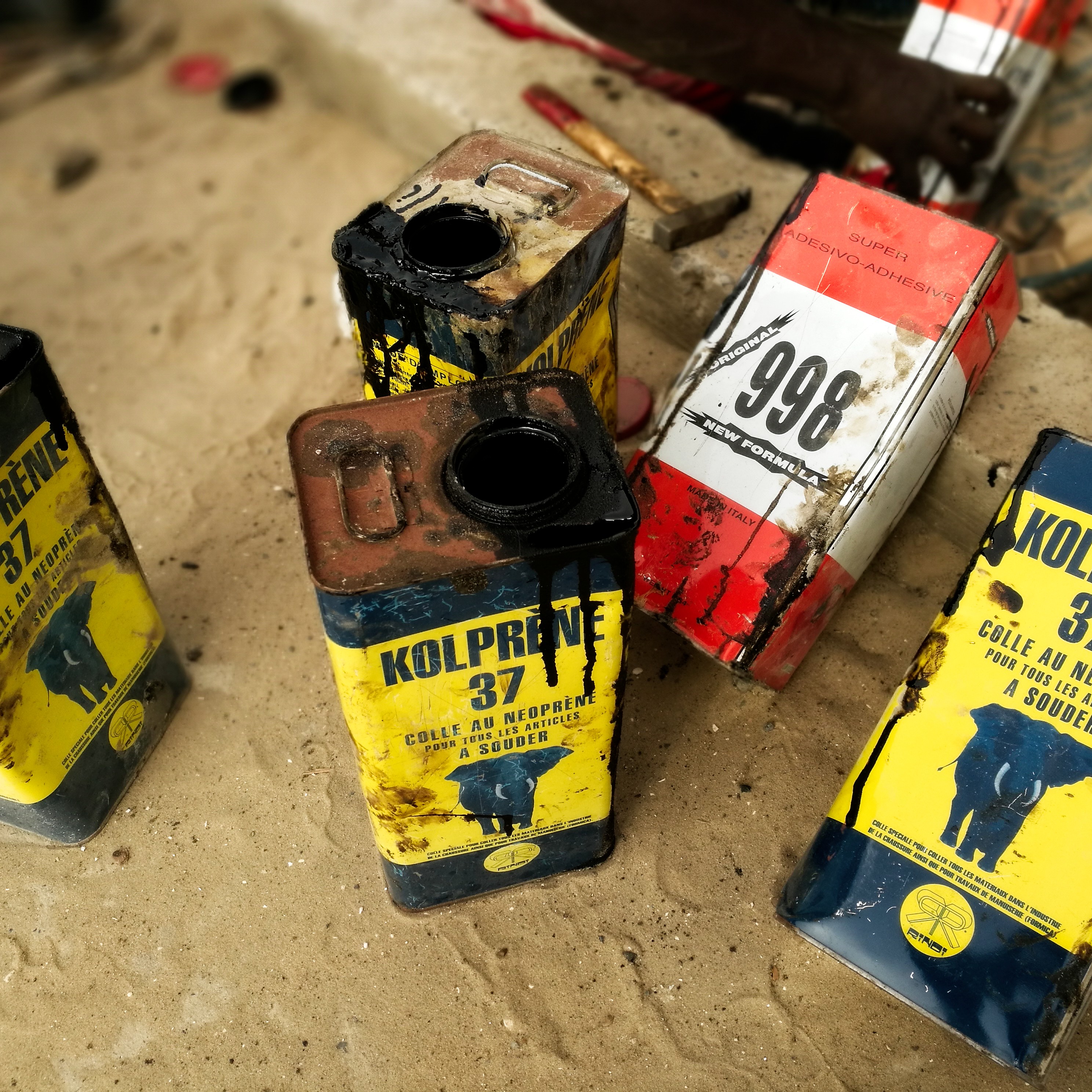 sealing fishing boats, Saint-Louis, Sénégal (2018)