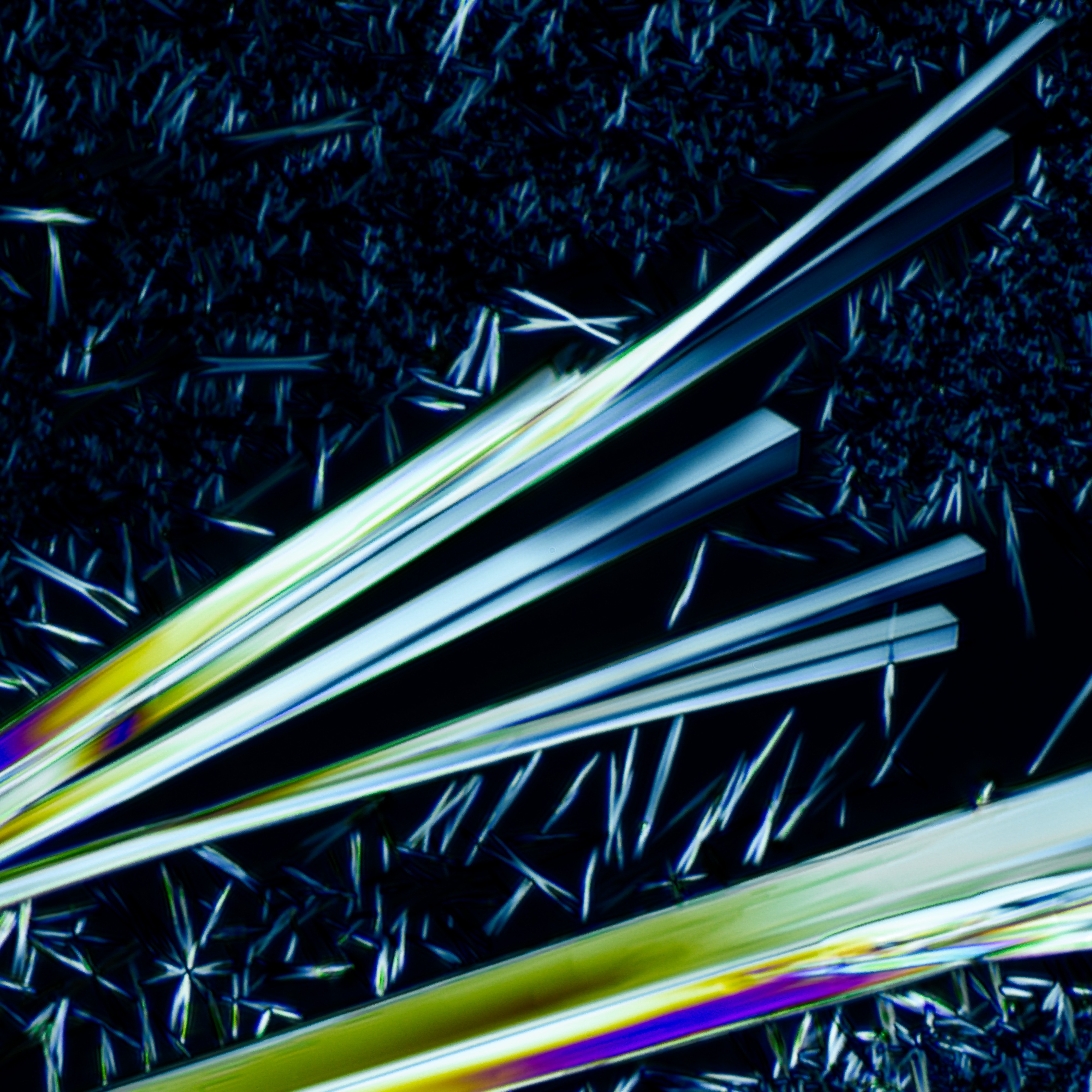 caffeine plus citric acid from 2-propanol, field of view = 0.26x0.26 mm