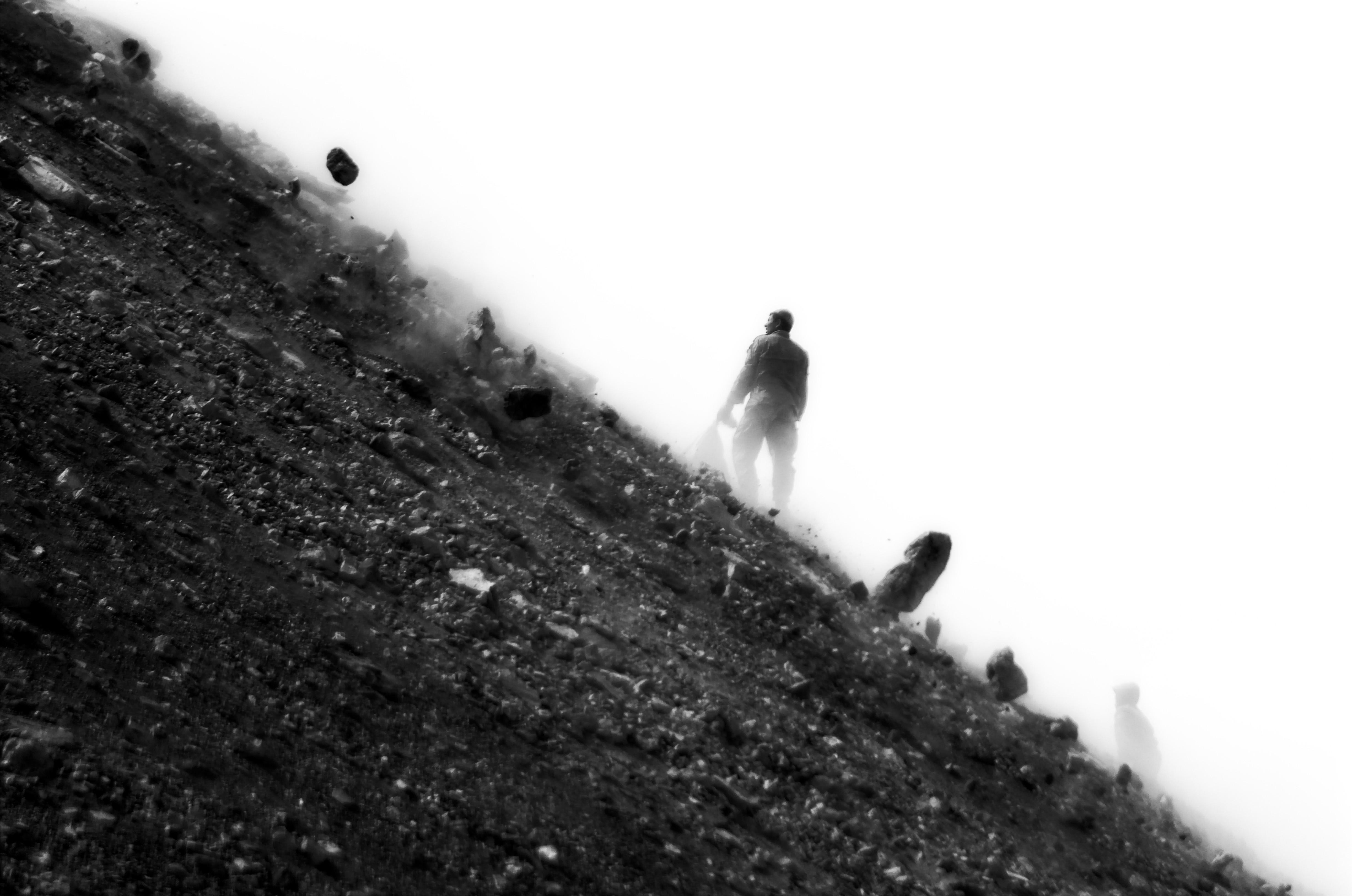 slag heap and summer pasture near Sary Moghul, 2012