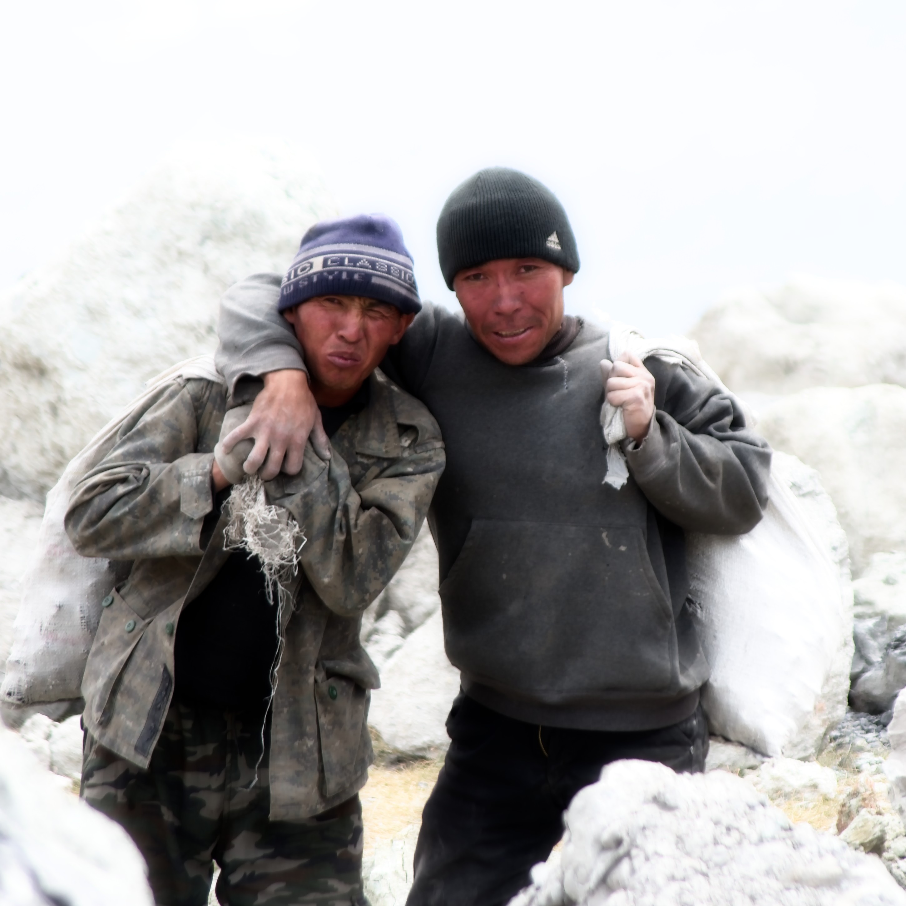 slag heap and summer pasture near Sary Moghul, 2012