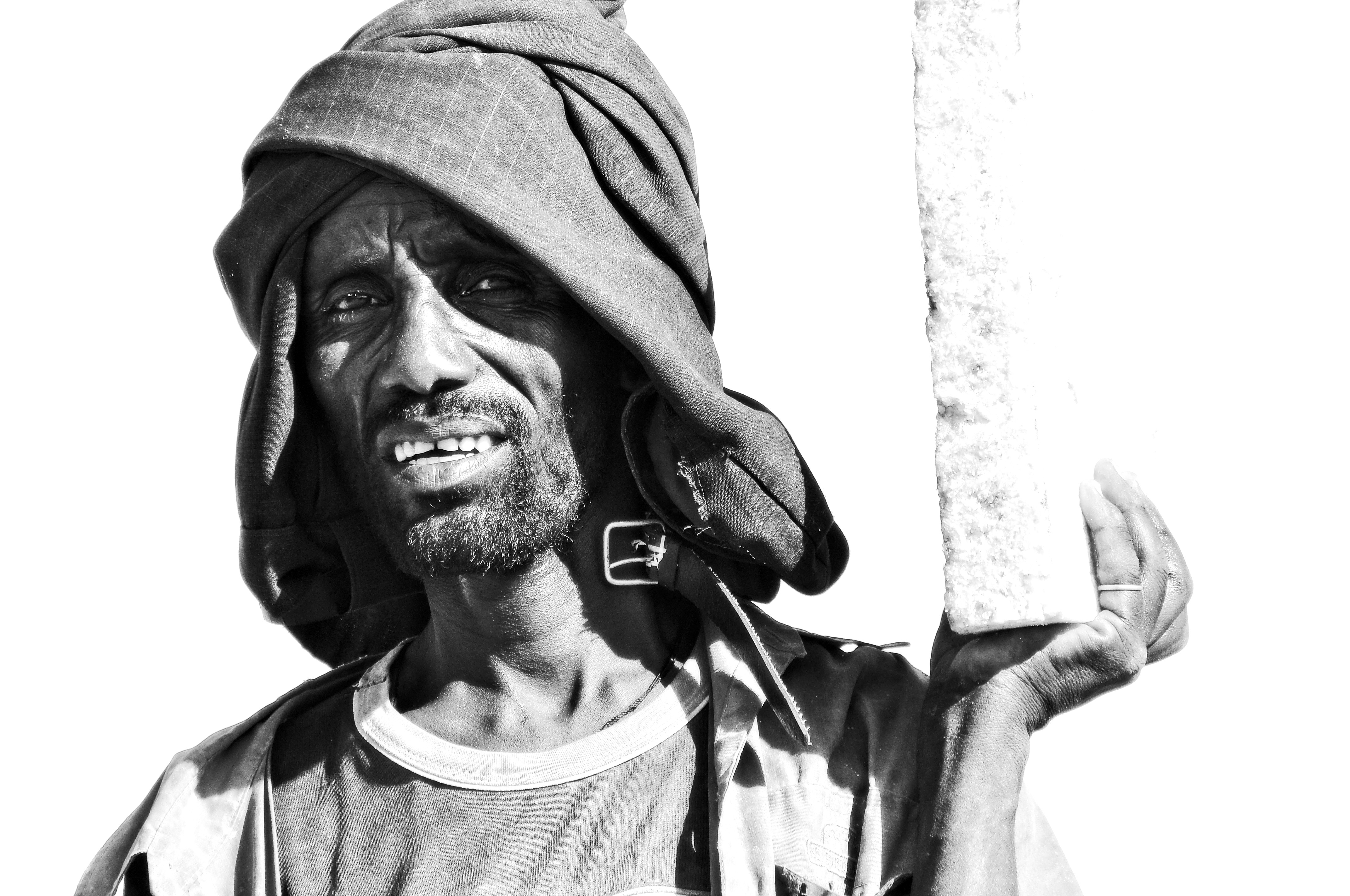 salt winning at the lake Karum (Assale) in the Danakil depression (-123m msl)