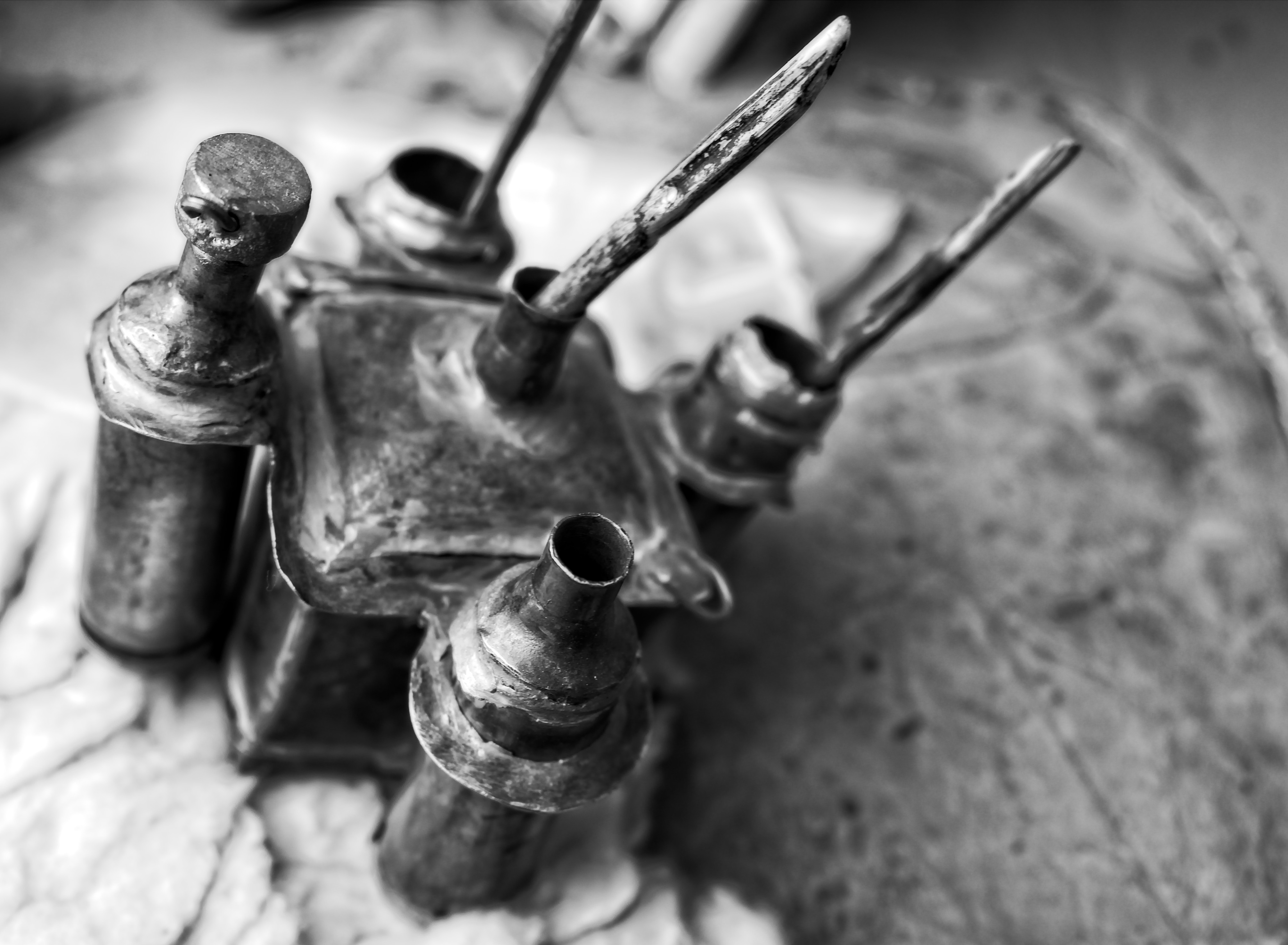 in a library of Chinguetti, Mauritania